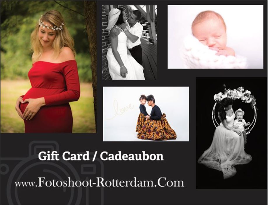 gift card for photo shoot
