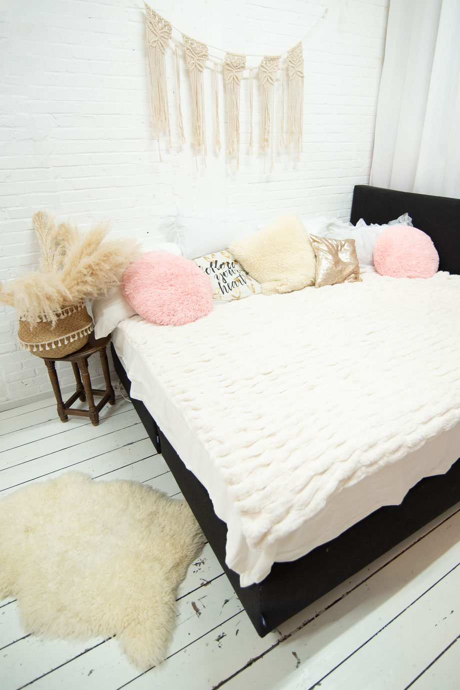 zwangerschapsshoot met bed