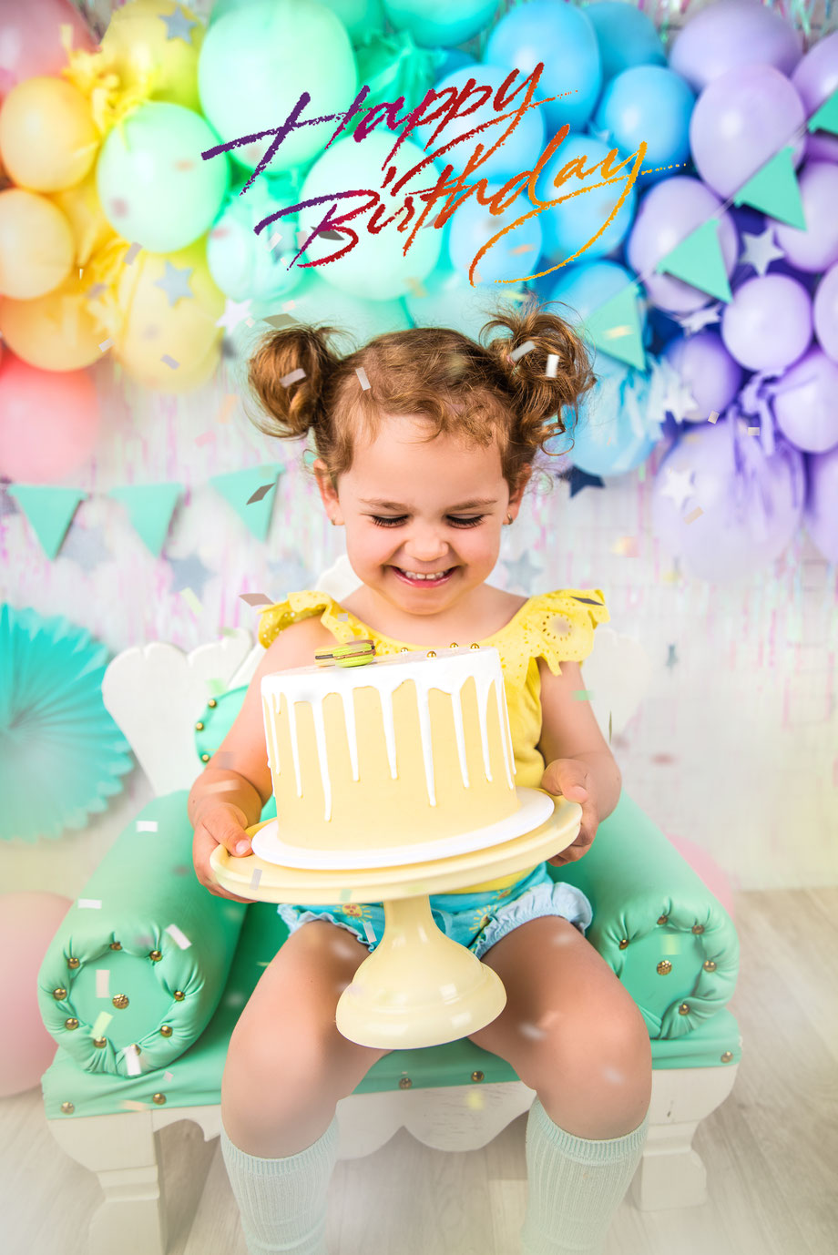 kindershoot met taart