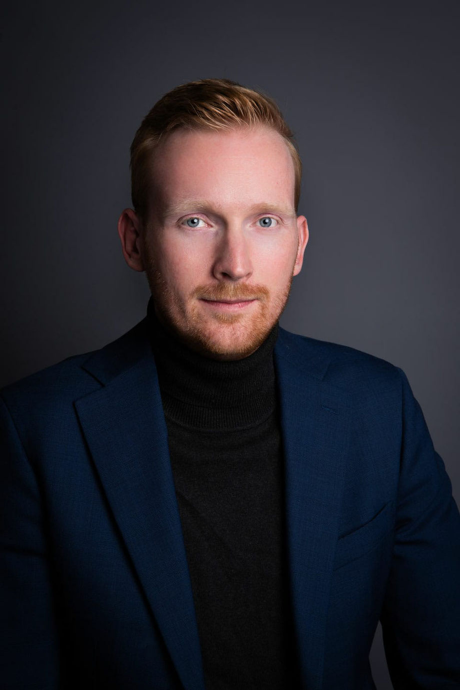 portretshoot van man