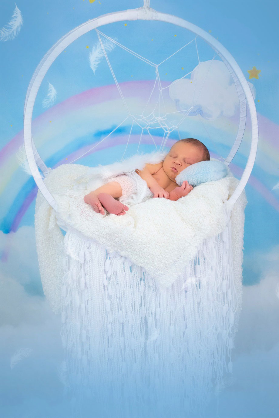 newbornshoot met moeder en zoon