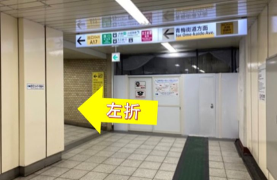 JR新宿駅、丸ノ内線新宿駅からの道順①