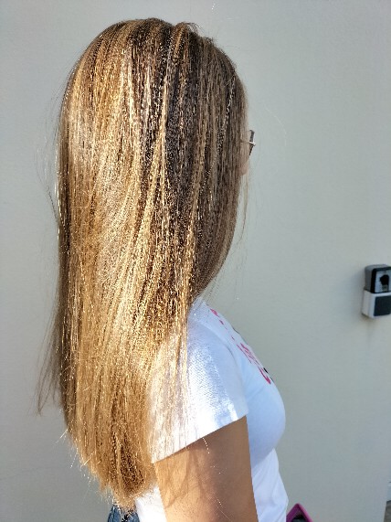 Réalisation d'un balayage et sa patine