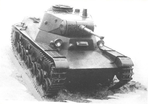 Seule photographie du prototype T-50-2, plus démonstrateur que réellement char de combat