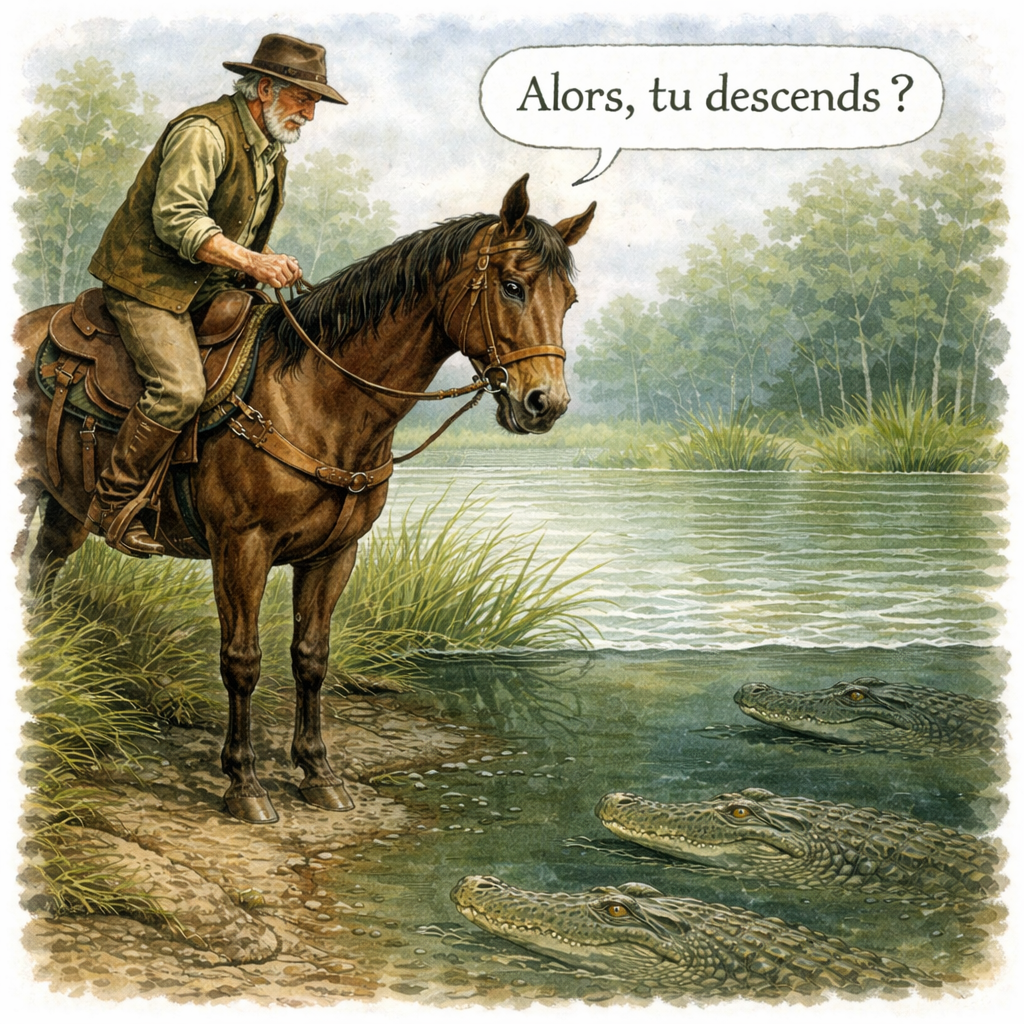 Le travail à pied... et descendre de cheval.