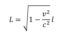 ローレンツ収縮の数式