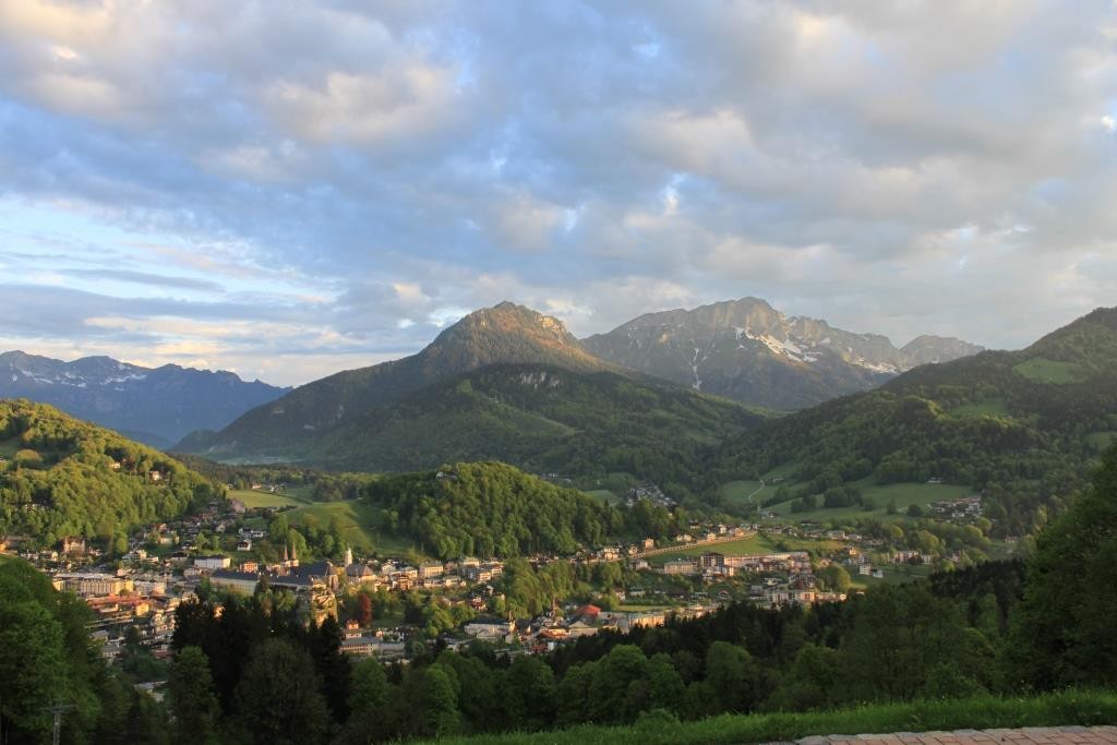 Blick auf Berchtesgaden von der FeWo
