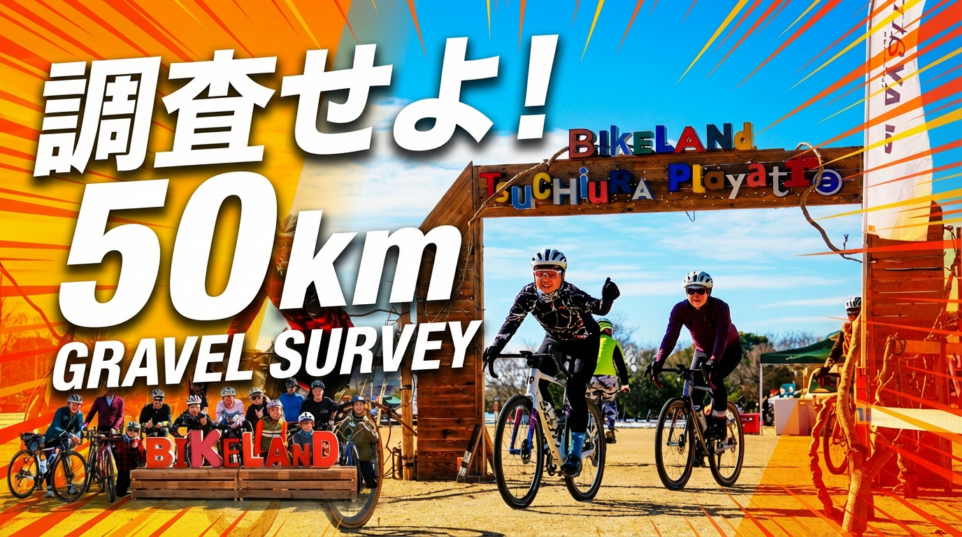 土浦・つくばのグラベルルート50kmを調査せよ！BIKELAND「グラベルサーベイ」に参加してきた