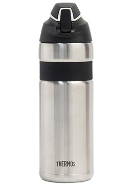 THERMOS ( サーモス ) FFQ-600 真空断熱 ストローボトル ステンレスブラック 600ml