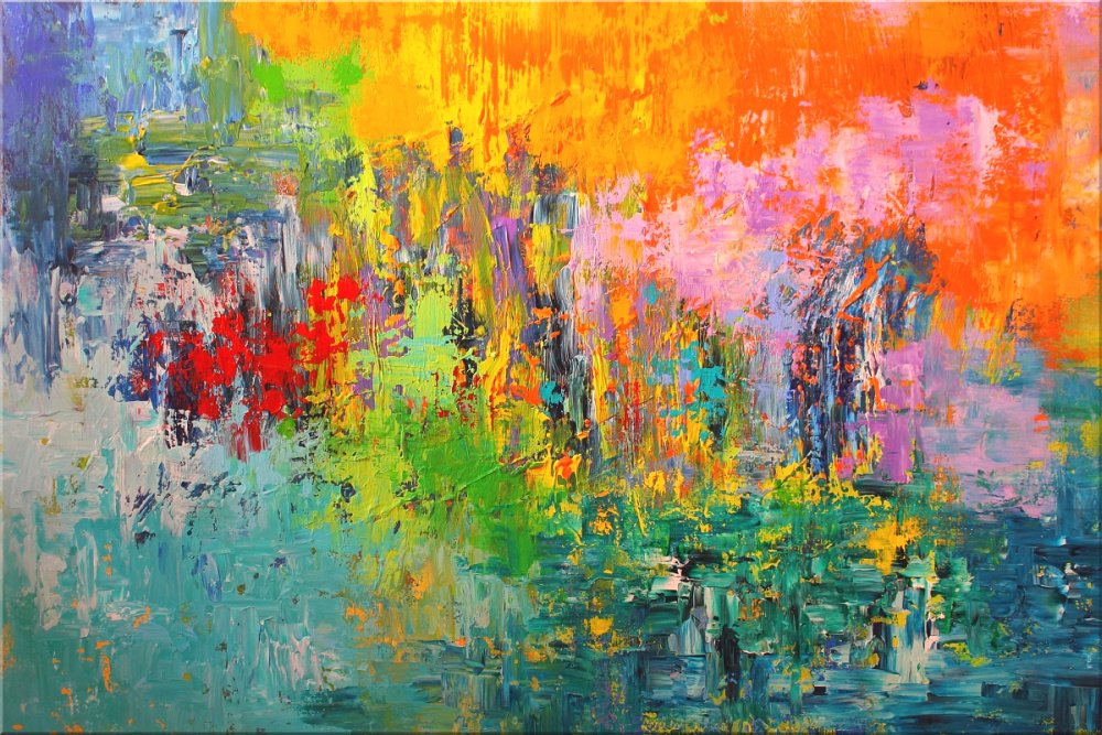 Acrylbilder kaufen, Acrylbild abstrakt, modern Art, modernes Acrylgemälde 120 x 60 cm, Unikat, Handgemalt