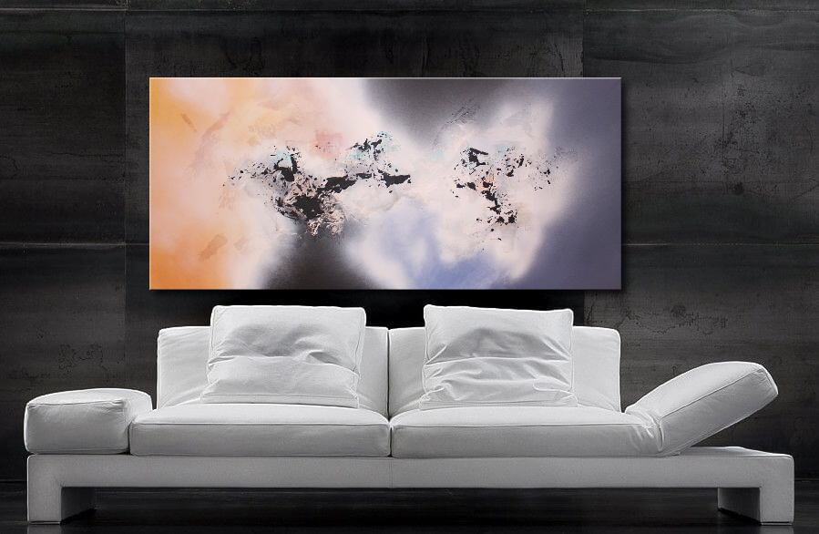 Acrylbilder kaufen, Acrylbild abstrakt, modern Art, modernes Acrylgemälde 120 x 60 cm, Unikat, Handgemalt, modern Art, Wandbilder XXL