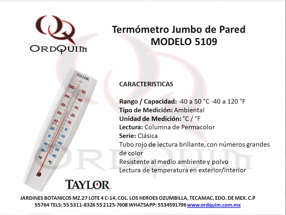 5535E Termómetro Ambiental Taylor