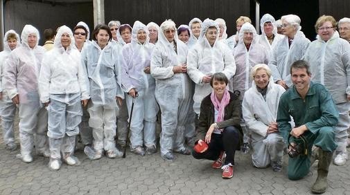 Die Gadenstedter Landfrauen besuchten den Eierhof von Karsten Lüddecke in Groß Lafferde.