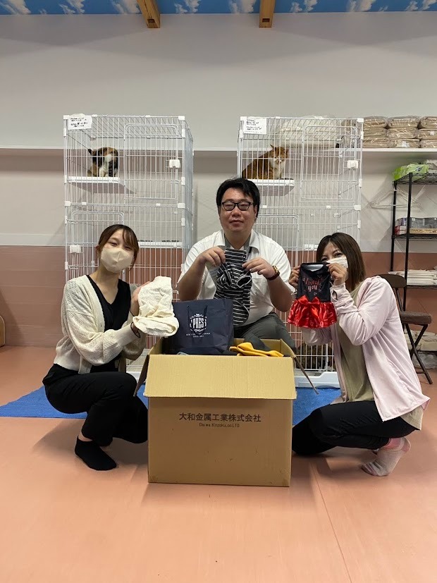 ご寄付とご支援物資をいただきました！