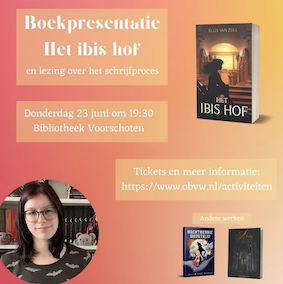 Boekpresentatie Het ibis hof!