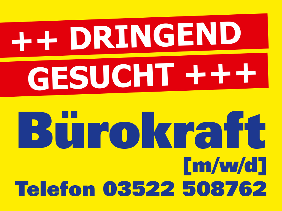 Verstärkung gesucht!