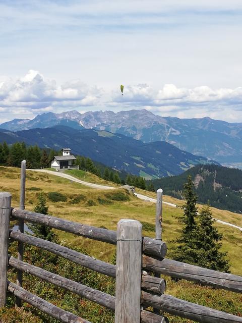 Zillertaler Höhenstraße in der Nähe der Kaltenbacher Skihütte