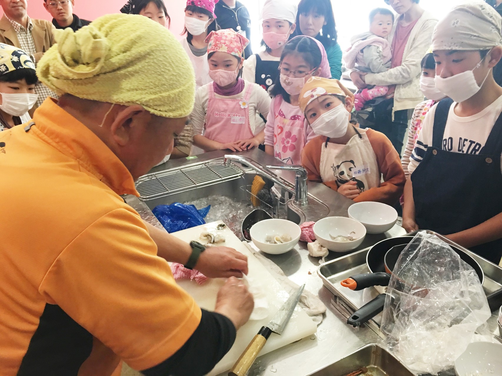 講師の中村さんの美技！