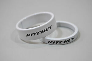 -@Anillos espaciadores Ritchey Aluminio Blanco 5mm $78MXN c/u