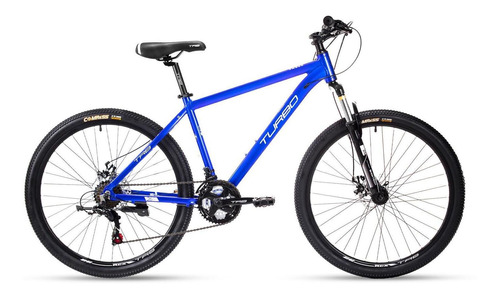 # BICICLETA TURBO TX600 MTB R26, ALUMINIO, 21 VELOCIDADES MICROSHIFT/SHIMANO DDM AZUL. TALLA S/M NP 015654 $9.440 MXN