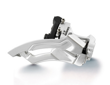 --Desviador Central  X-5 3X9 Abraz. 31.8/34.9 Low Tiron Doble SRAM $ 780 MXN DESSRA0005
