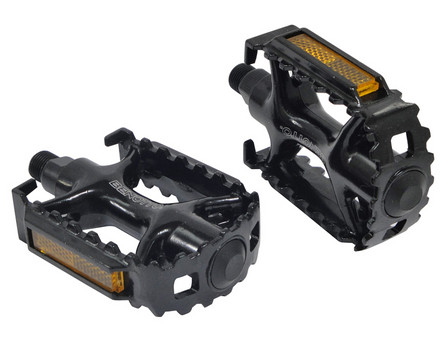 --Pedal BENOTTO MTB 9/16 Aluminio Negro NWL-979 C/Reflej. $295 MXN PEDBTT0940