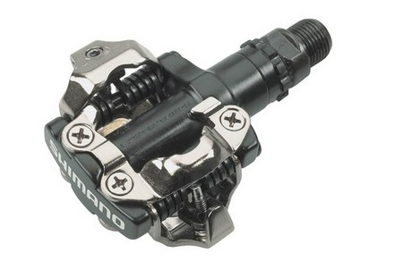 -@PEDAL SHIMANO  CONTACTO MTB PD-M520L NEGRO C/PLACA $1,390 MXN NP1200008/9