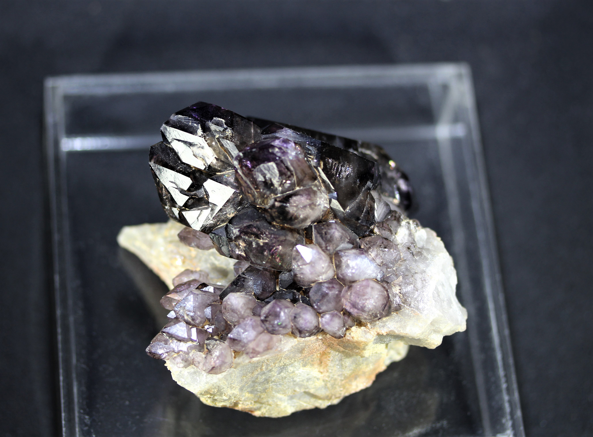 Amethyst, Rauchquarz - Brandberg, Namibia