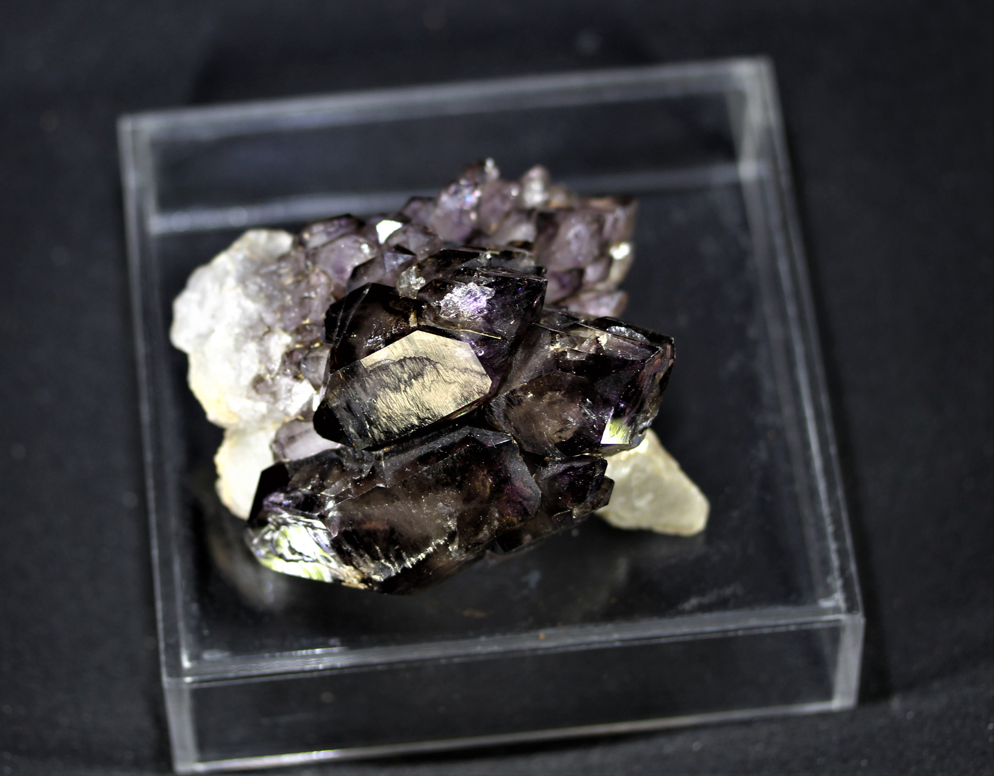 Amethyst, Rauchquarz - Brandberg, Namibia