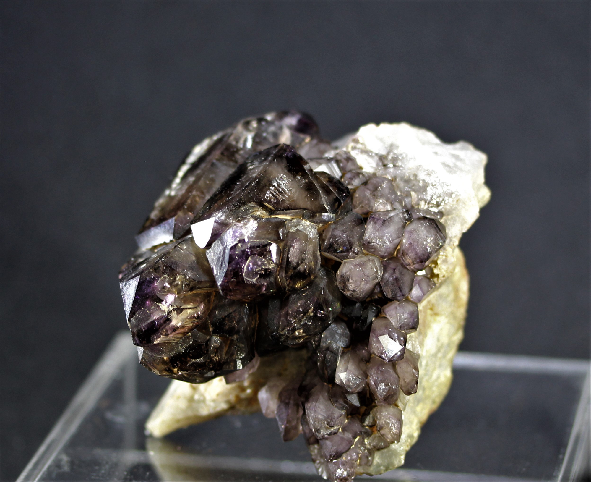 Amethyst, Rauchquarz - Brandberg, Namibia