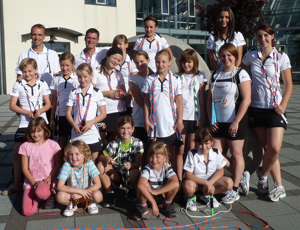 2011 - Gruppenbild am B.-v.-Cotta-Gymnasium