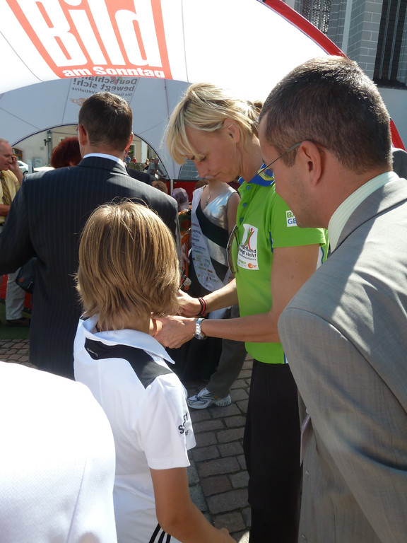 Autogramme von Heike Drechsler waren sehr begehrt.