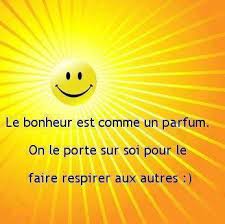 Le bonheur qui rayonne