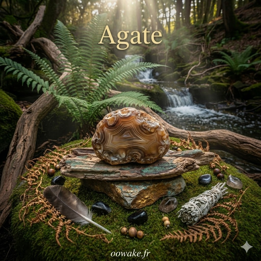 Agate – Pierre d’équilibre, d’ancrage et d’harmonie intérieure