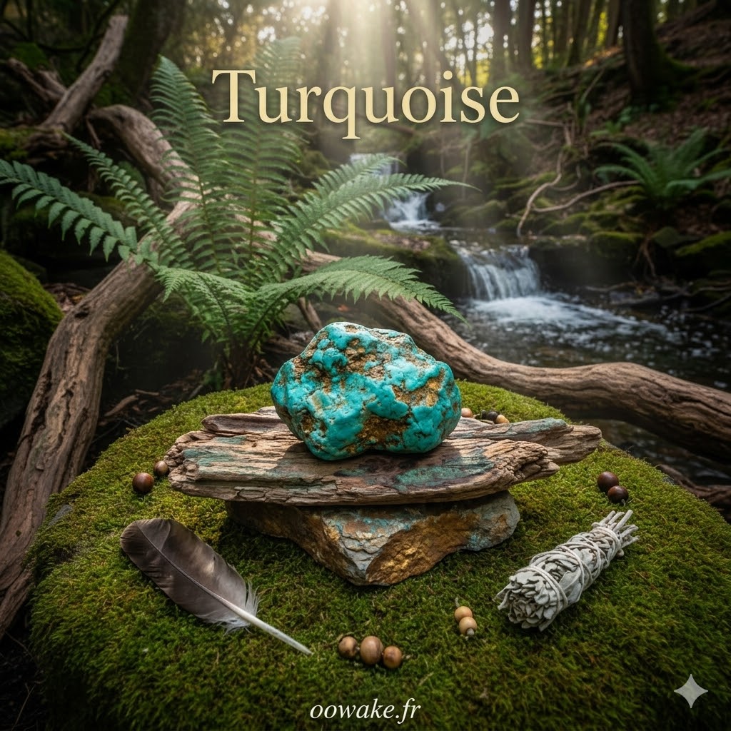 Turquoise – Pierre de communication, sagesse et protection du voyageur