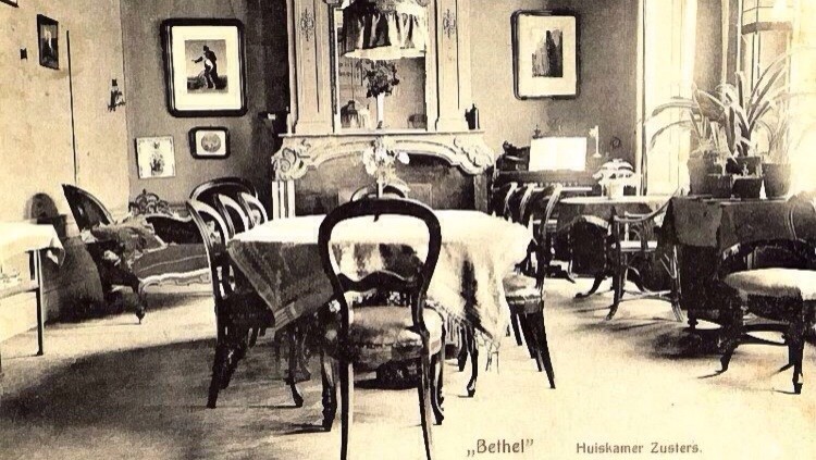 Gastenkamer, Bethel, Delft, oude foto