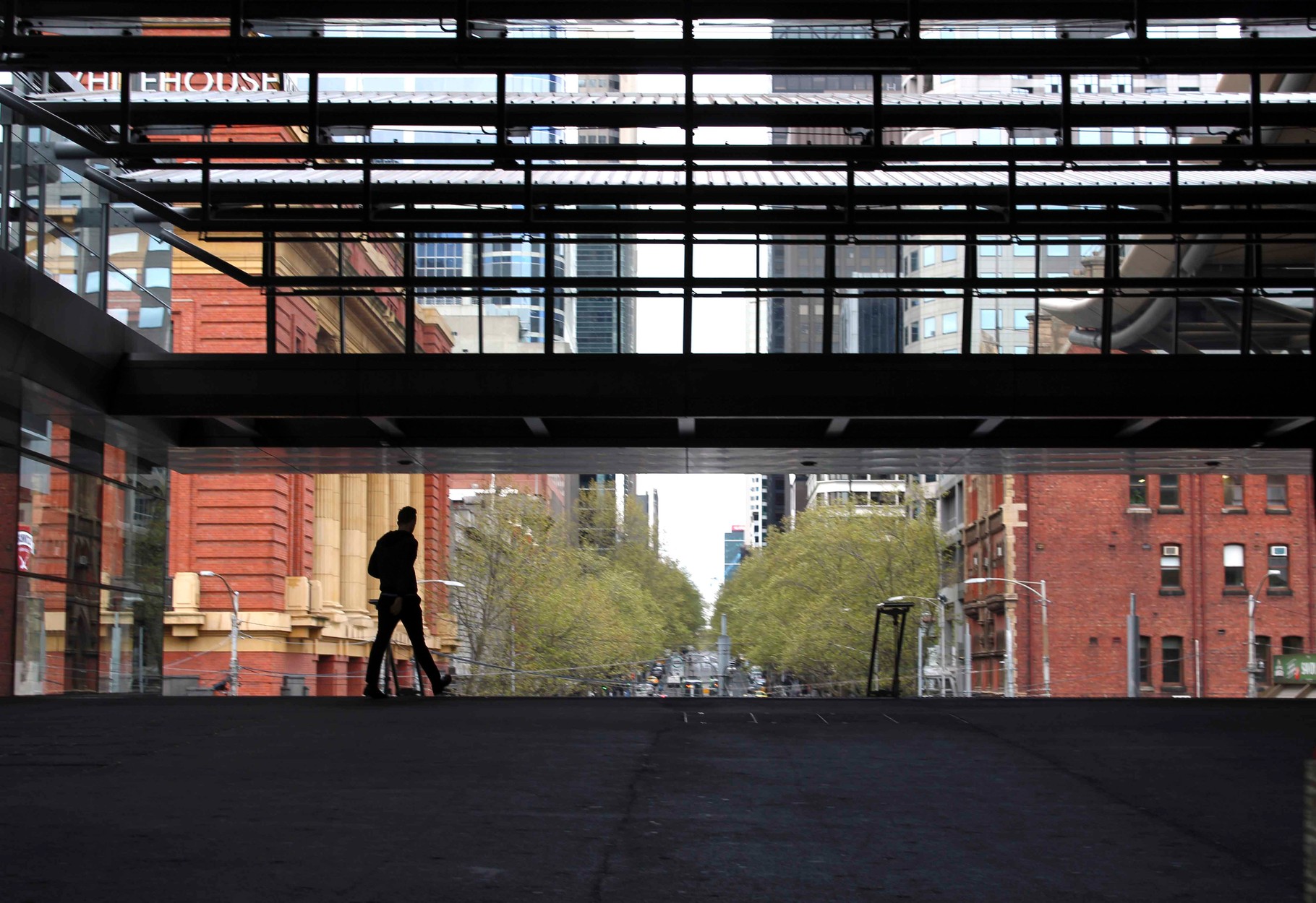 Melbourne train station scenes- the lonely commuter. October 2015