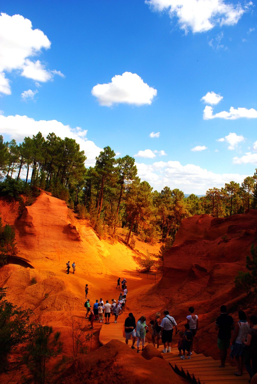 Ochre deposits in Roussillon- September 2014