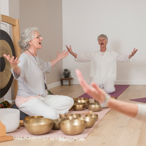 Virginie Chase, Yoga du Son, et Edwige Meiffren, santé naturelle - mai 2024