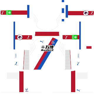 Crystal Palace 2018 2019 dlskit Dream League Soccer Kit 2018