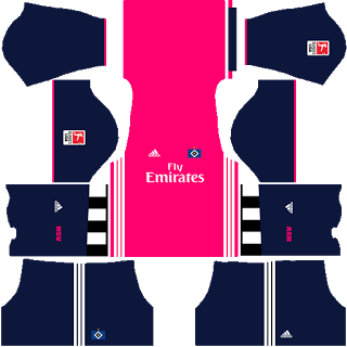 Hamburg 2017/2018 - Dlskit - Dream League Soccer Kit 2018 | Dream League Soccer Kit 2019