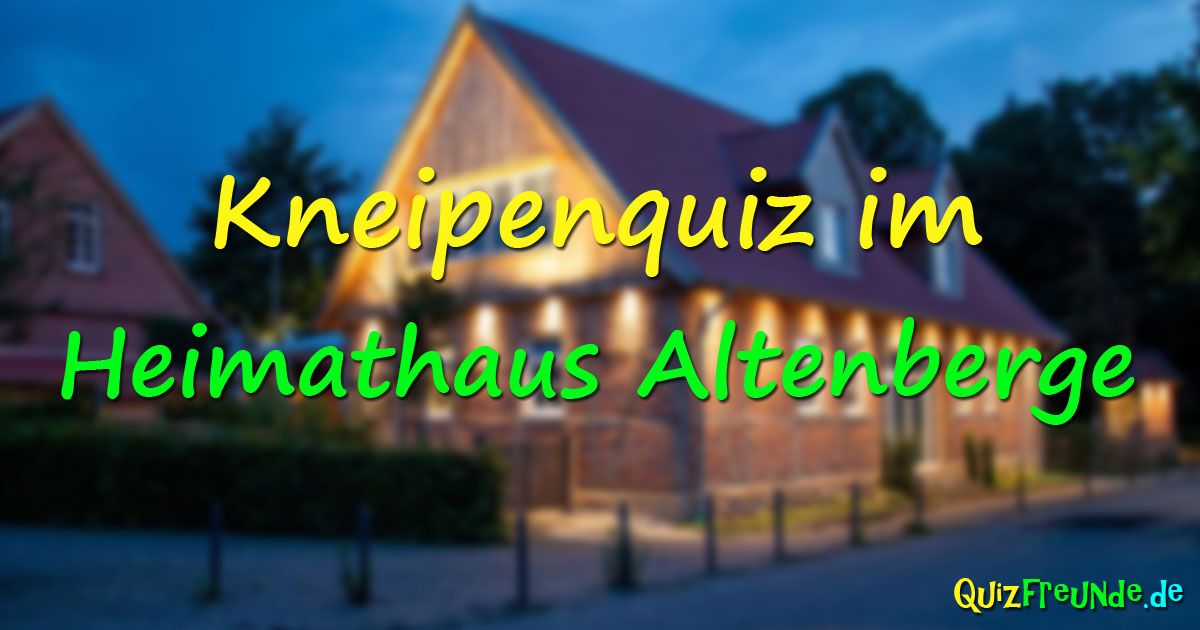 27. Kneipenquiz am 15.04.2024 in Stenings Scheune