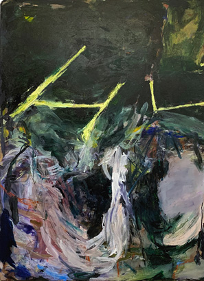 Martin-Mohr_Zwischengedächtnis-II_2023_Acryl-Lack-und-Oel-auf-Baumwolle_120-x-90-cm