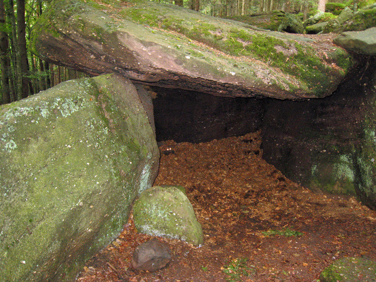 Grotte des Druides -mont Sainte Odile (Bas-Rhin)