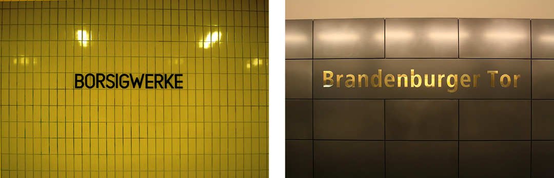Fotos aus der Berliner U-Bahn