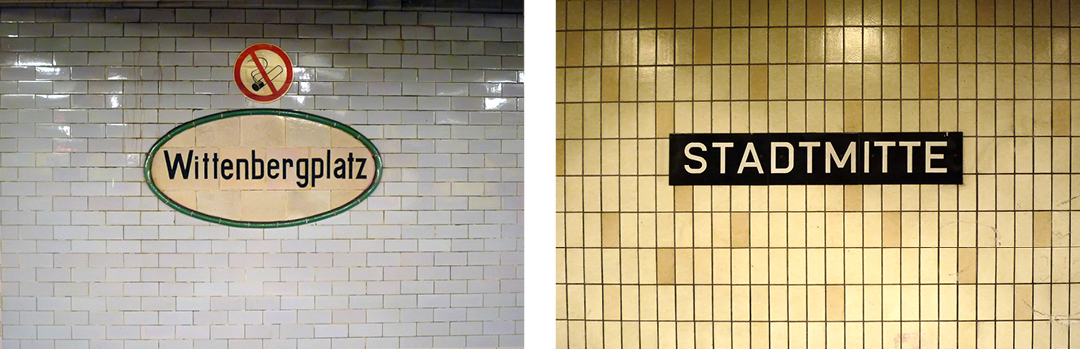 Fotos aus der Berliner U-Bahn