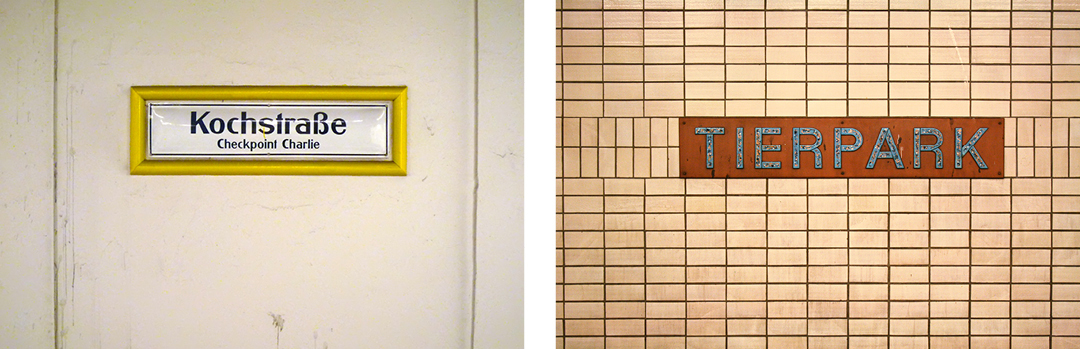 Fotos aus der Berliner U-Bahn