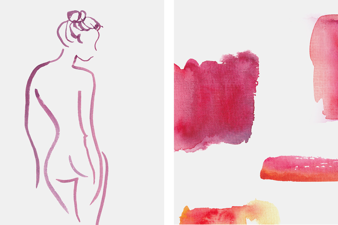 Verpackungsdesign für pflanzliche Kosmetik // Illustrationen