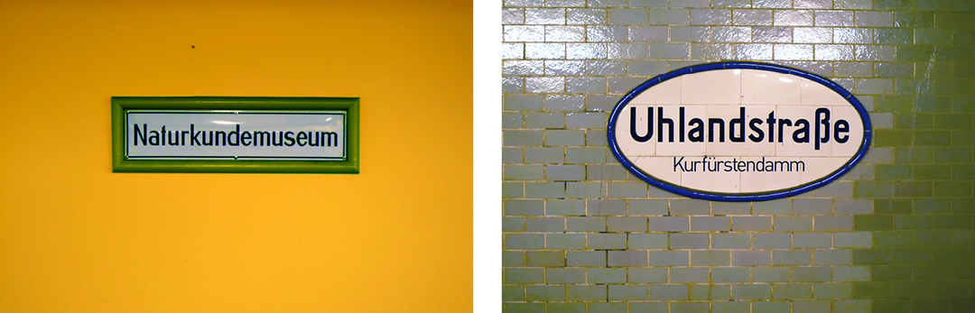 Fotos aus der Berliner U-Bahn