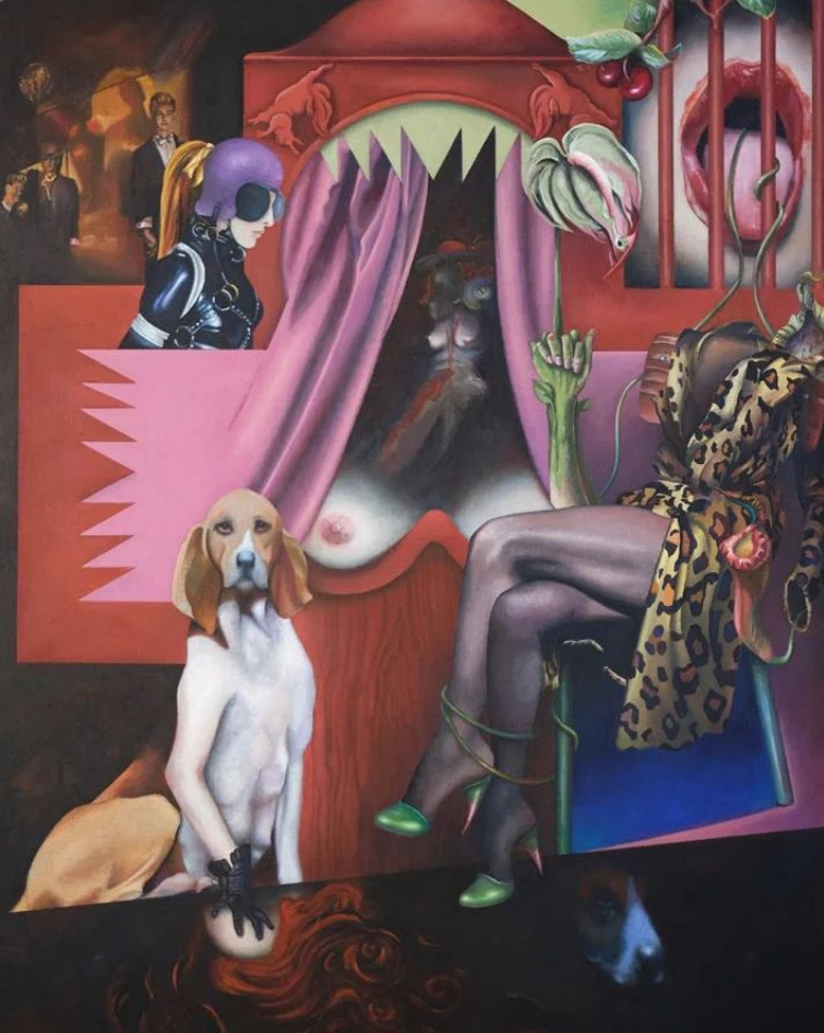 Comtesse à Confesse 92 x 73 cm 2024